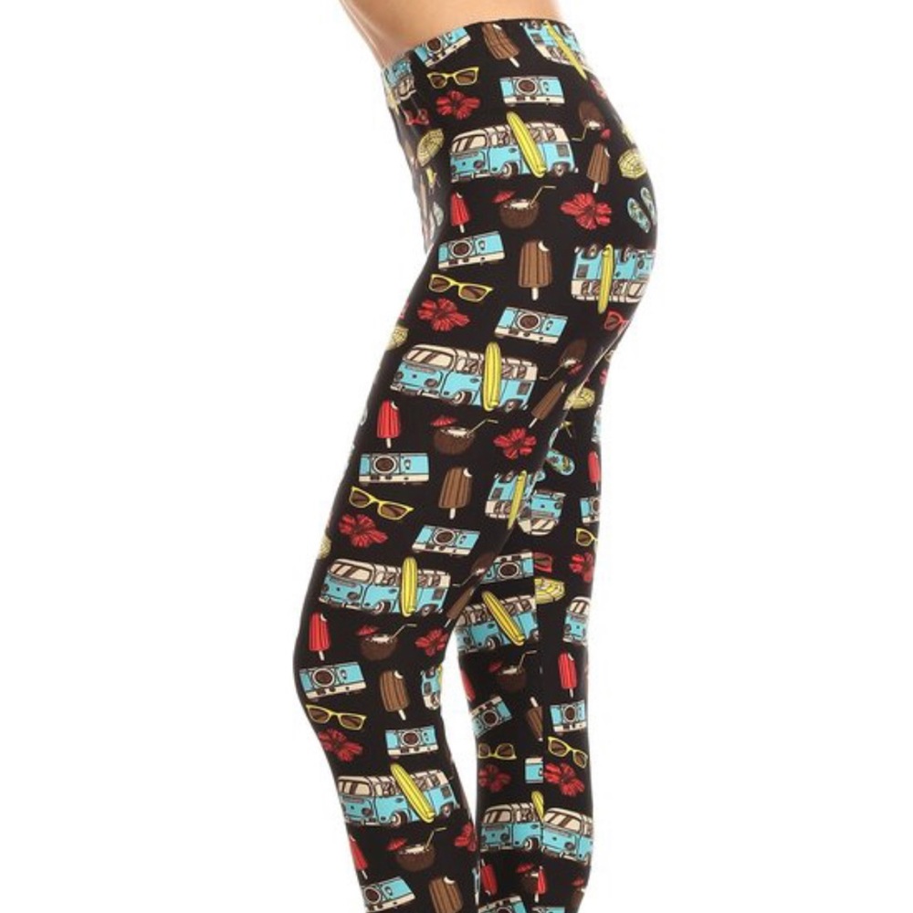 WHOLESALE BUTTERY SOFT HIPPY VAN SUMMER LEGGINGS